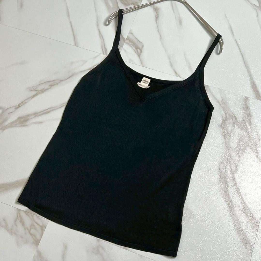 極美品 HERMES エルメス キャミソール ベスト タンクトップ イタリア製