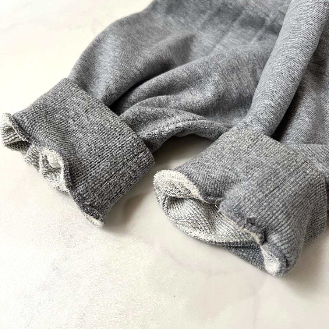 セリーヌ パーカー 16ルーズ ロゴプリント M グレー カシミヤ シルク