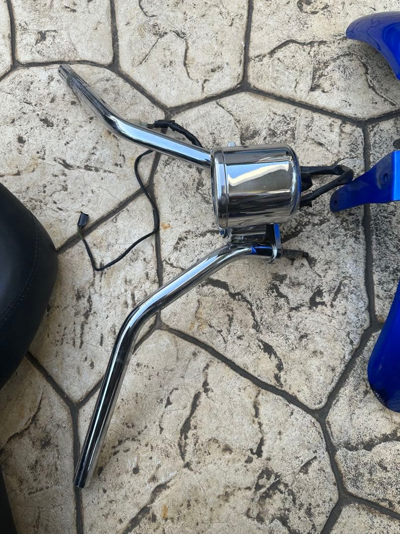 スティード純正リアフロントフェンダー、シート、ハンドルセット