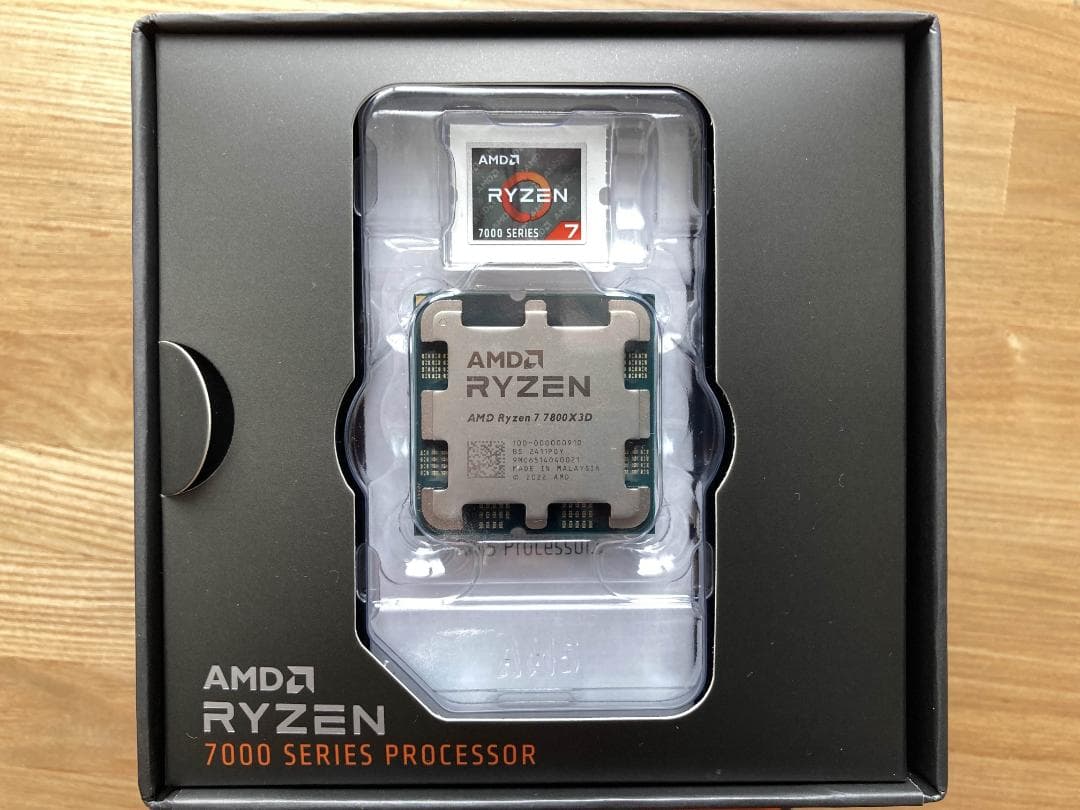 【中古】AMD CPU Ryzen 7 7800X3D BOX