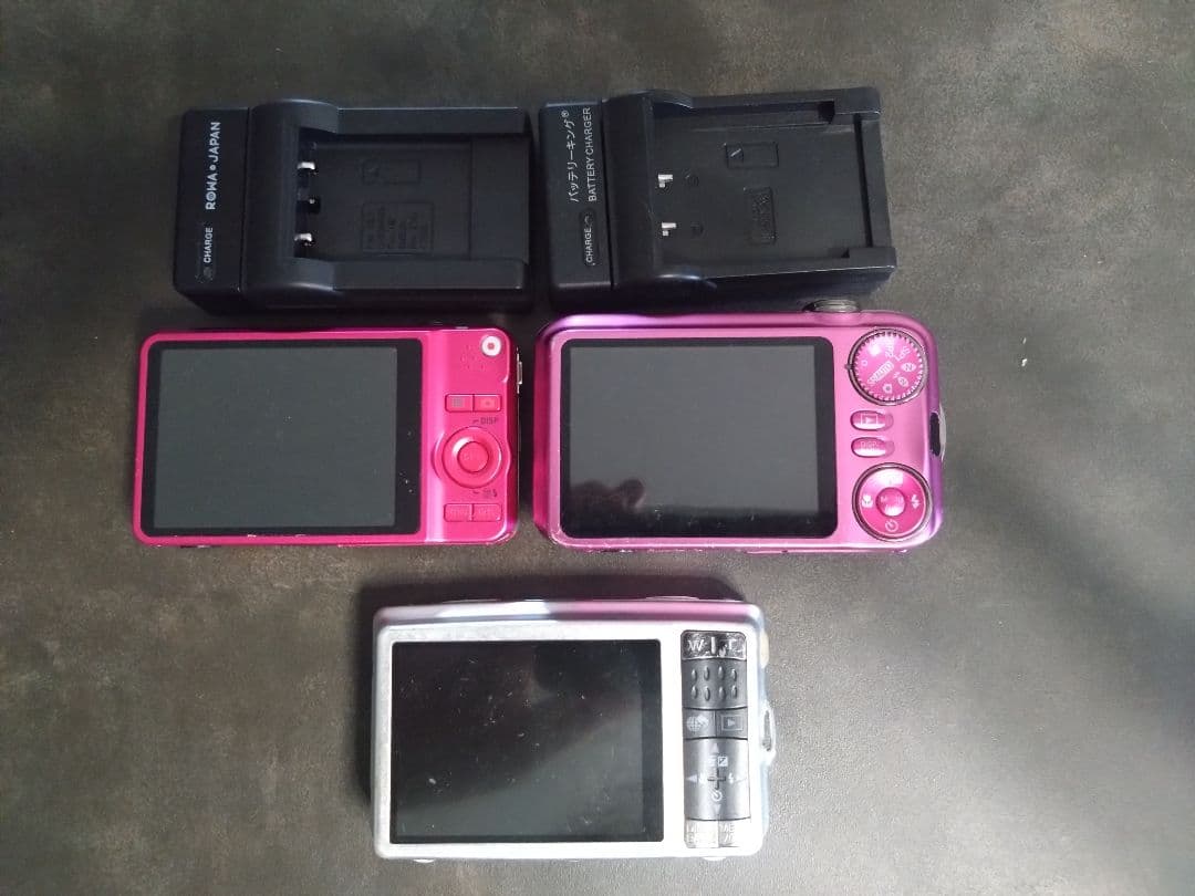 オールドコンデジ デジタルカメラ まとめ売り　3台