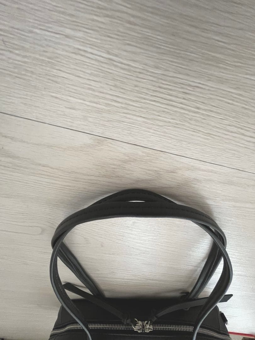 【美品】オリジナルレザー2WAYボストンバッグ ブラック