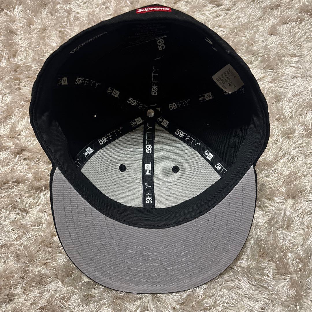 Supreme ブラック キャップ 7 5/8