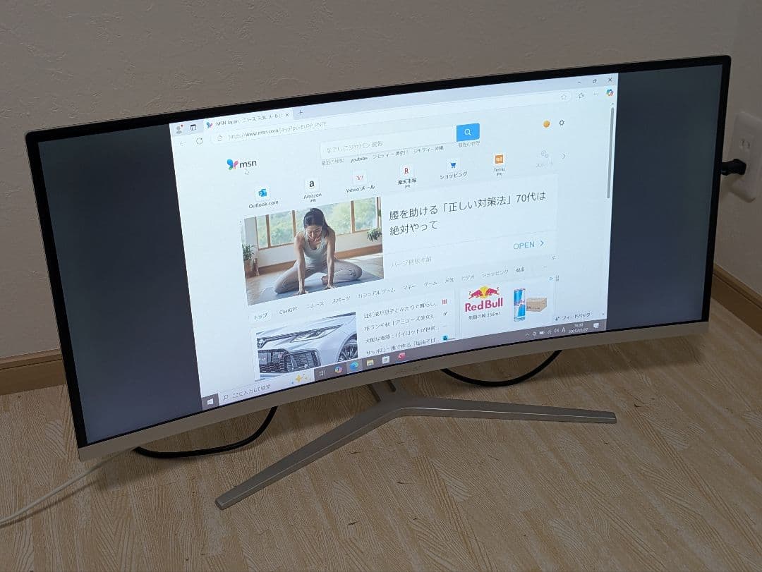 JAPANNEXT JN-VC34100UWQHD 湾曲モニタ 液晶ディスプレイ