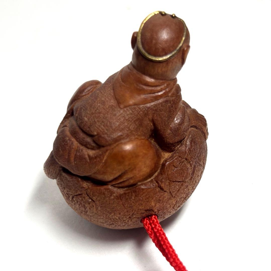 根付　提物　孫悟空　柘植