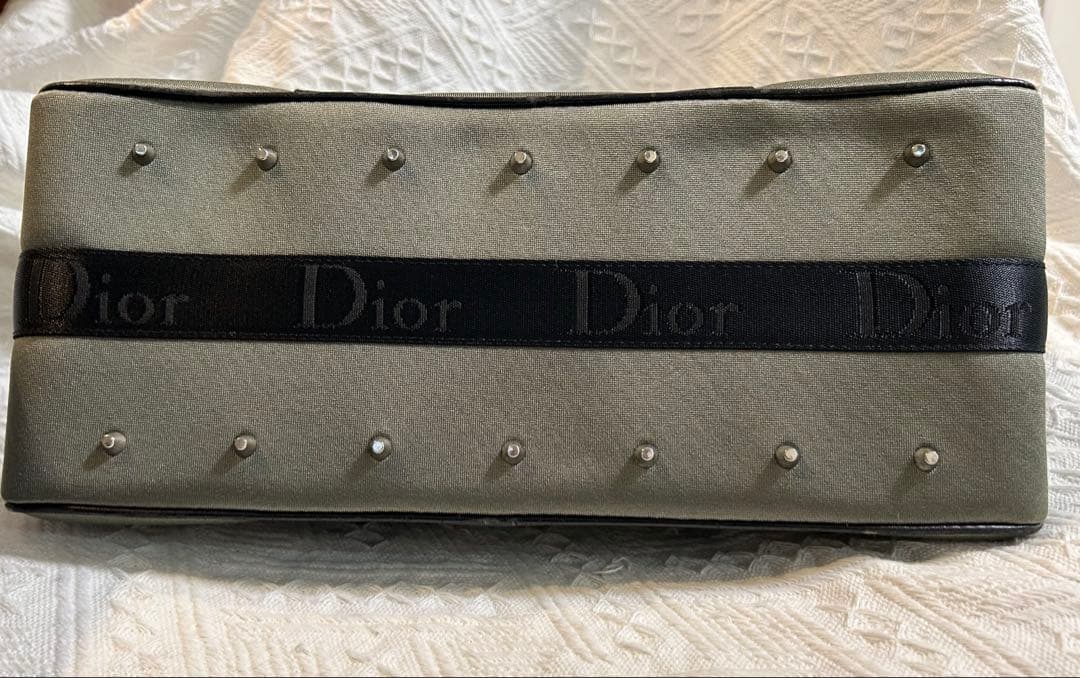 コ*ー様 クリスチャンディオール ハンドバッグ ショルダーバッグ ラインストーン