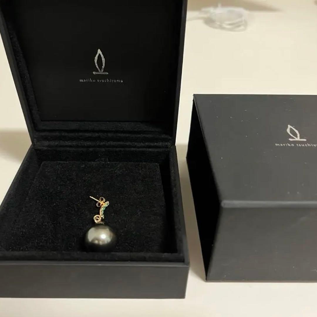 約17万円 MARIKO TSUCHIYAMA　タヒチアンパール シングルピアス