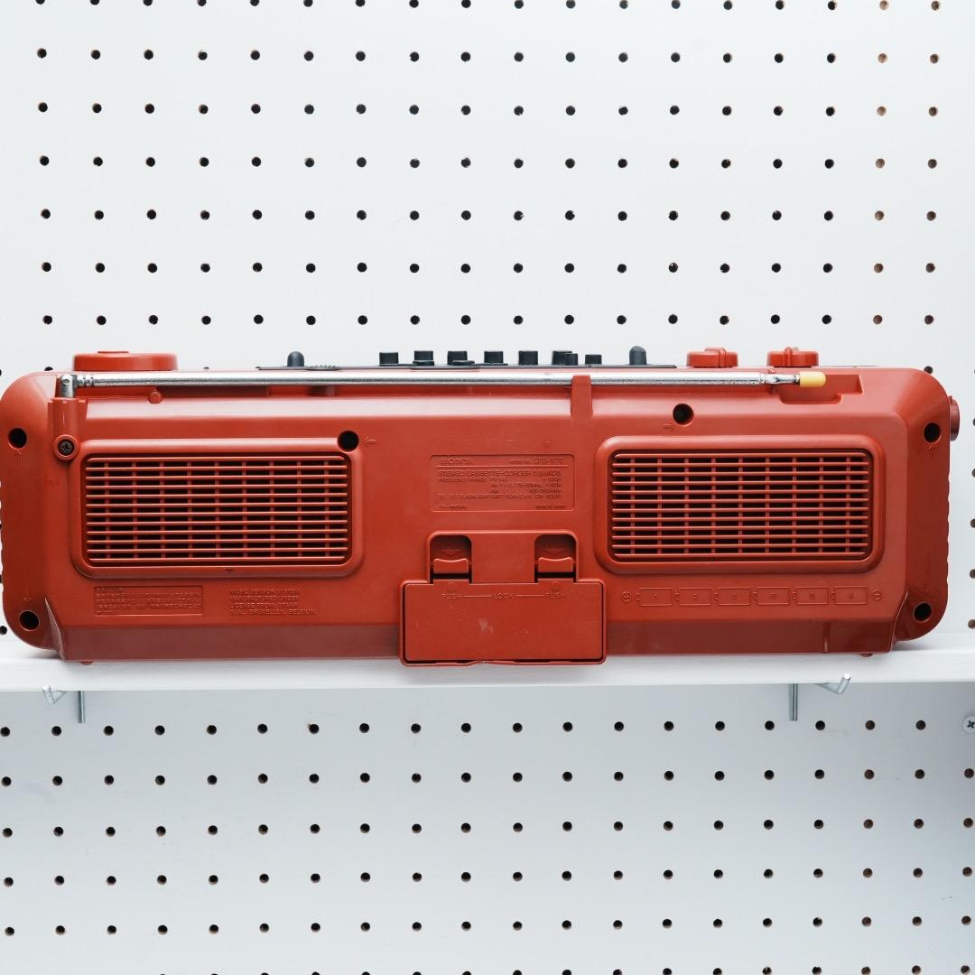 激レア SONYSPORTS CFS-V75 ラジカセ 可動品 カセット 80s