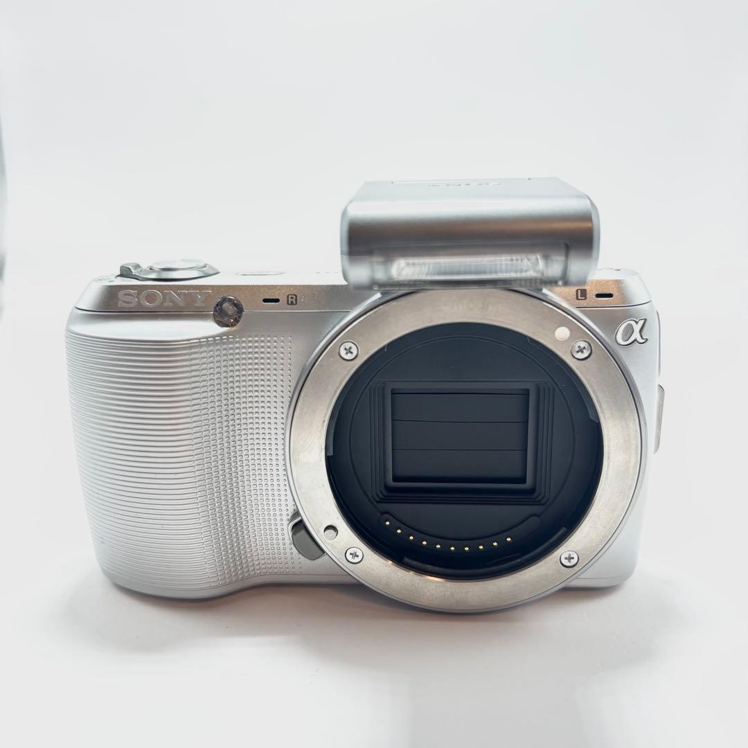 【週末値下げ】 SONY α NEX-C3 シルバー レンズキット ミラーレス