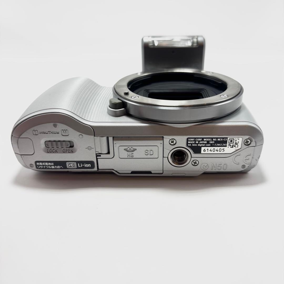 【週末値下げ】 SONY α NEX-C3 シルバー レンズキット ミラーレス