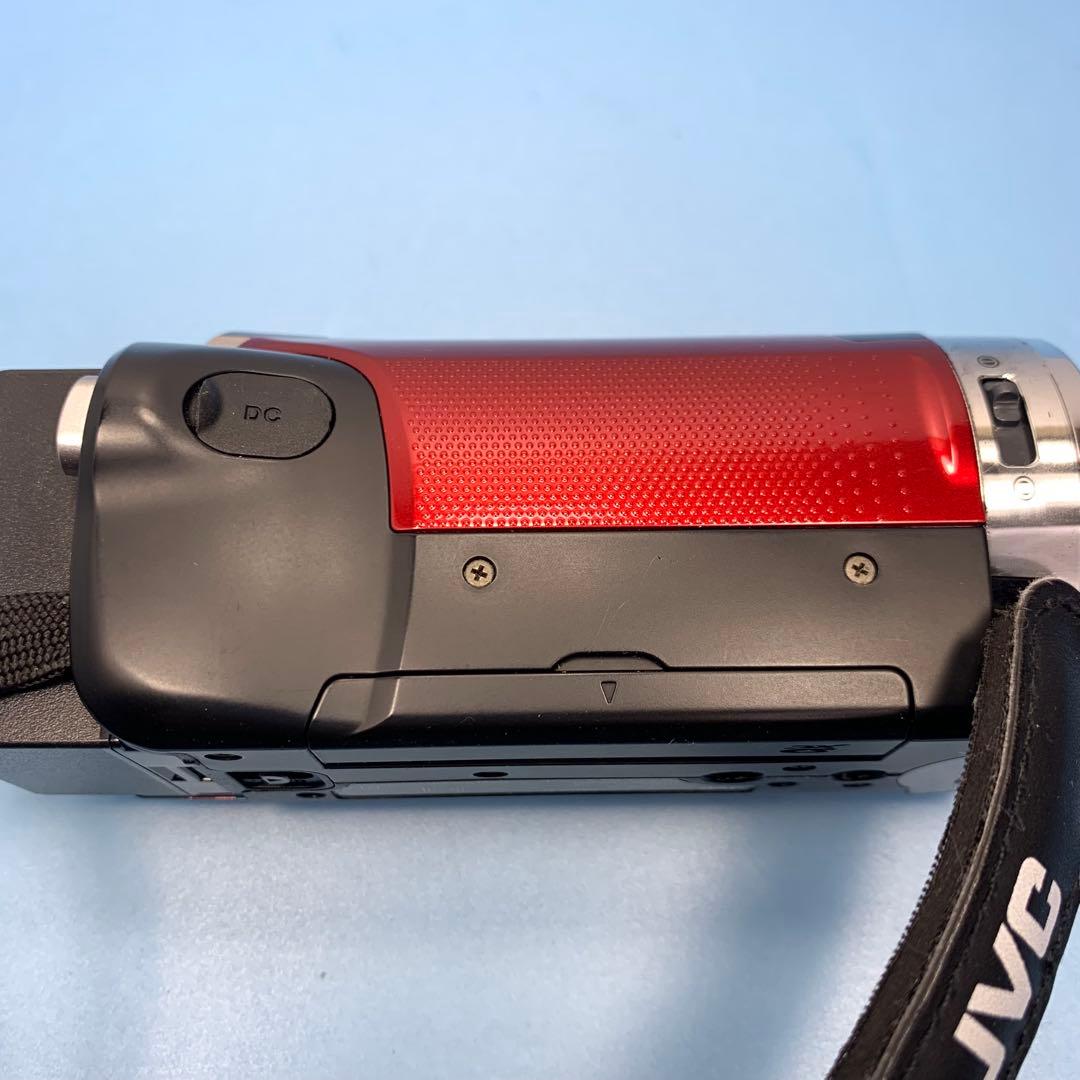 良品 JVC GZ-HM155 ビデオカメラ ワインレッド SDカード×2