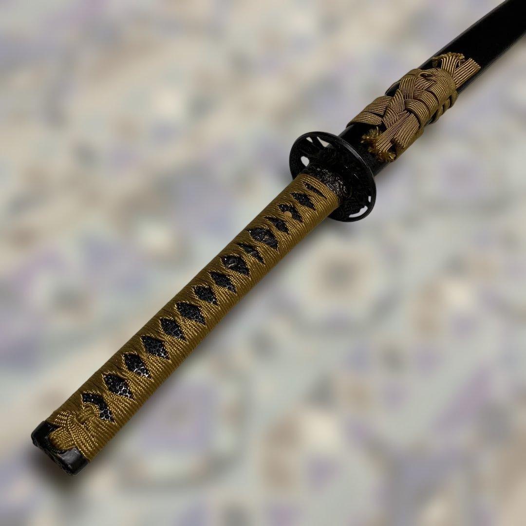 高級模造刀 近藤勇拵え 長曽根虎徹 金茶柄