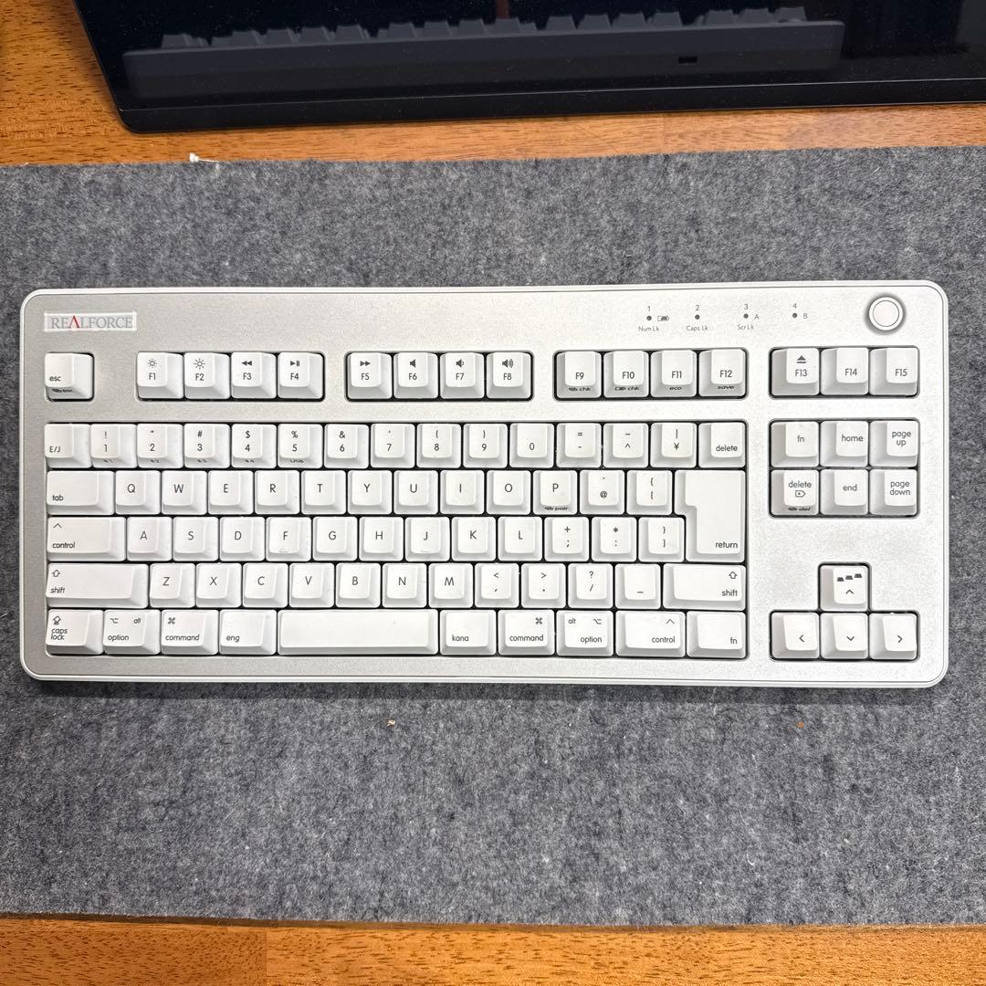 REALFORCE R3 Mac TKL 日本語 45g 白 R3HG21