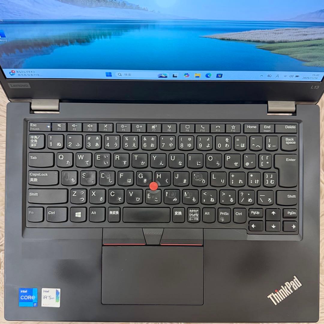 レノボ ノートPC L13 Gen2 11世代i7 SSD512GB オフィス付