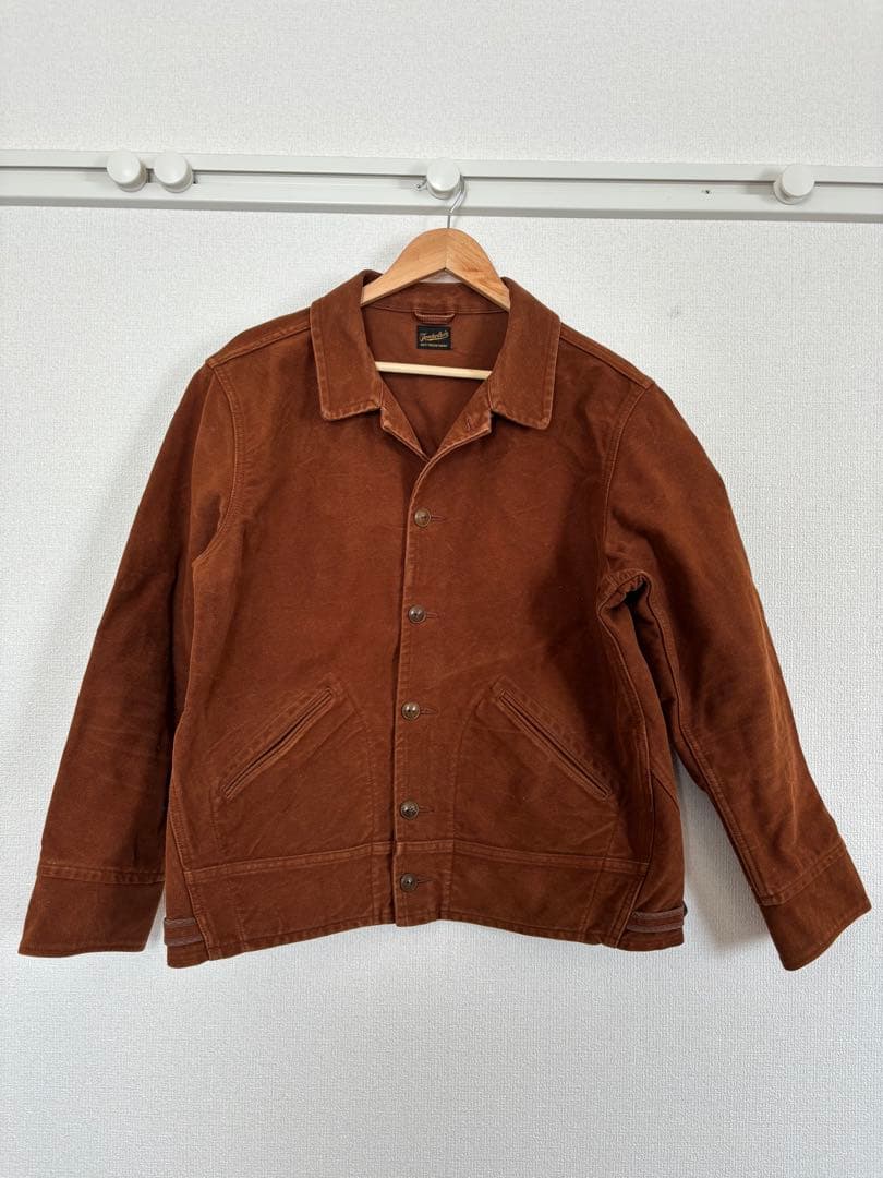 Tenderloinモールスキンブラウンジャケット