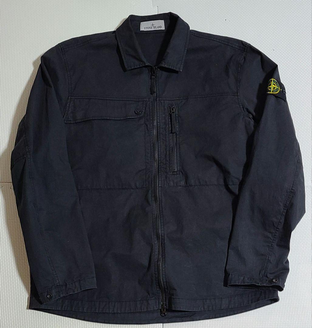 STONE  シャツ　ジャケット 黒　XL