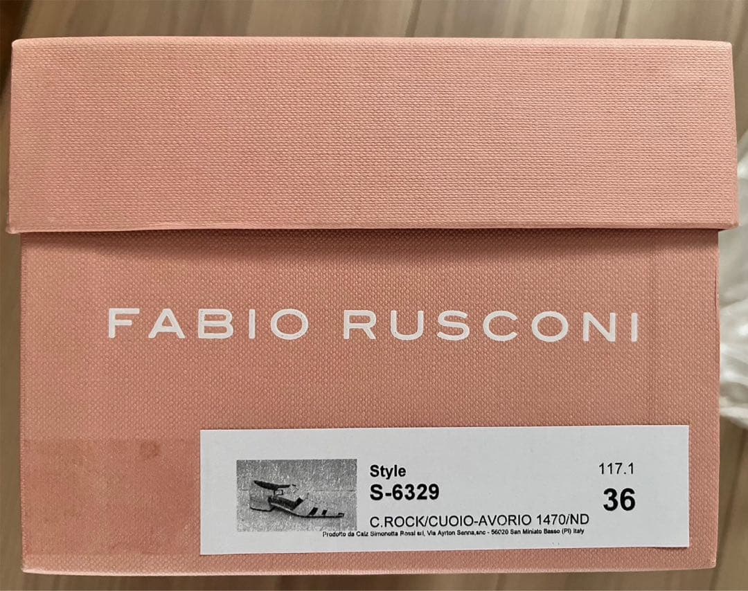 Fabio Rusconiミュール サンダル S-6329