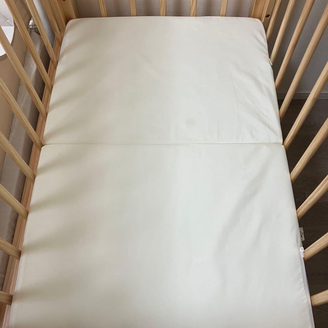 そいねーる　ミニベビーベッド　ナチュラル　60×90cm ベビーベッド