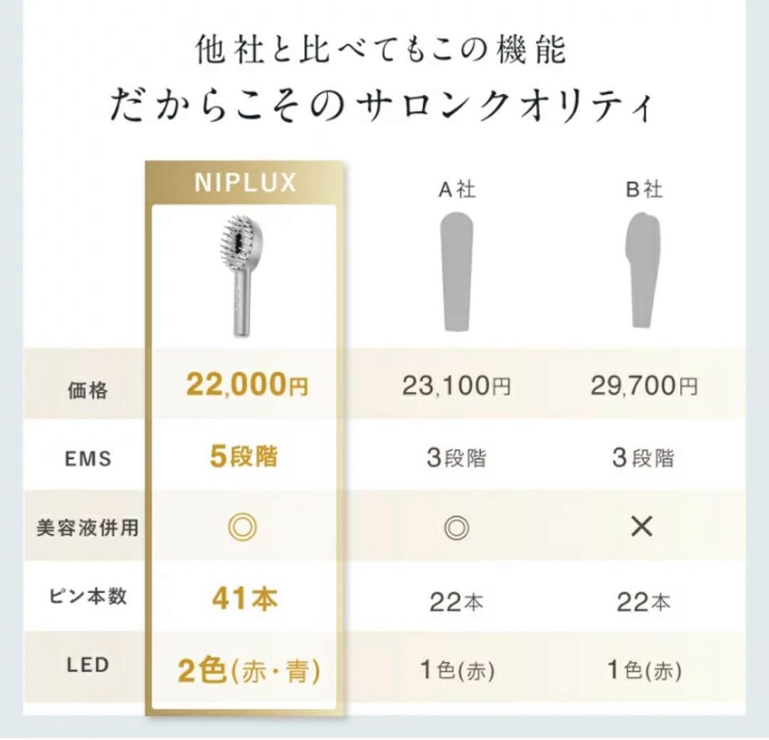 EMS電気ブラシ美顔器 【NIPLUX EMS LIFT BRUSH】超美品