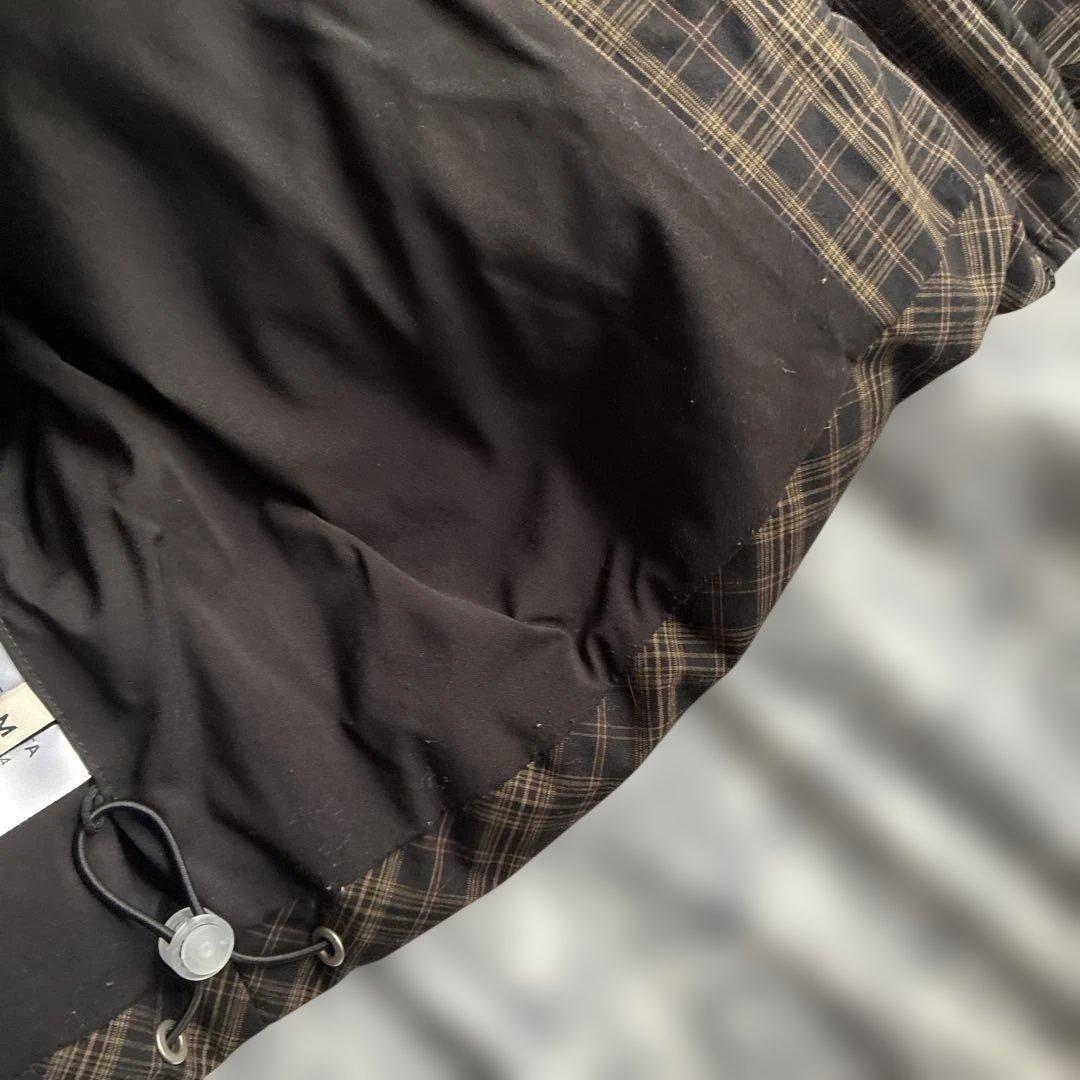 tageechita チェック柄 ショートダウンジャケット