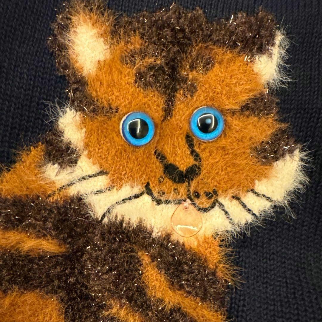 MUVEIL　タイガー　虎　カーディガン　ニット