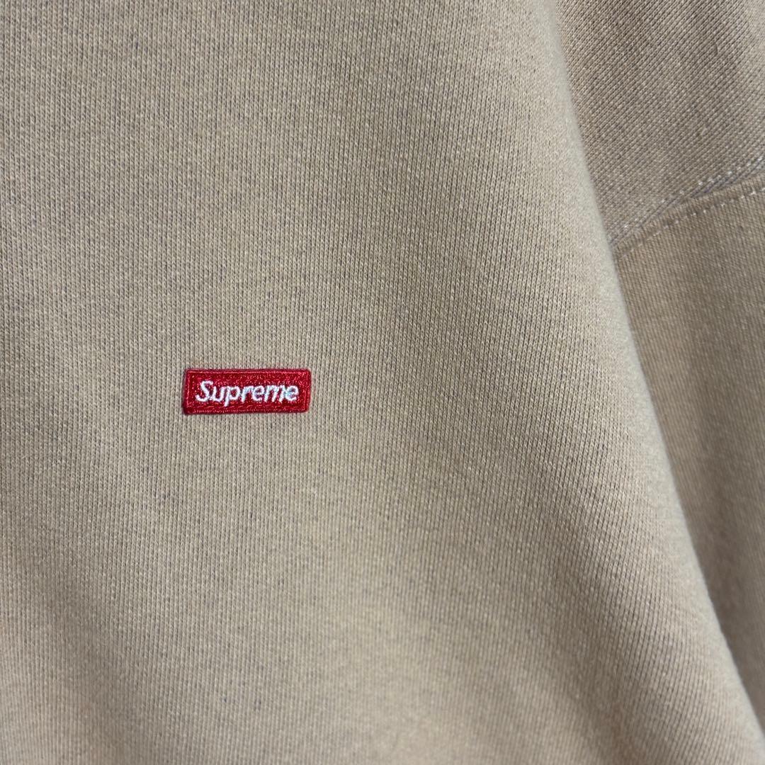 J225 即完売モデル　シュプリーム　ジップアップパーカー　スモールロゴ　裏起毛