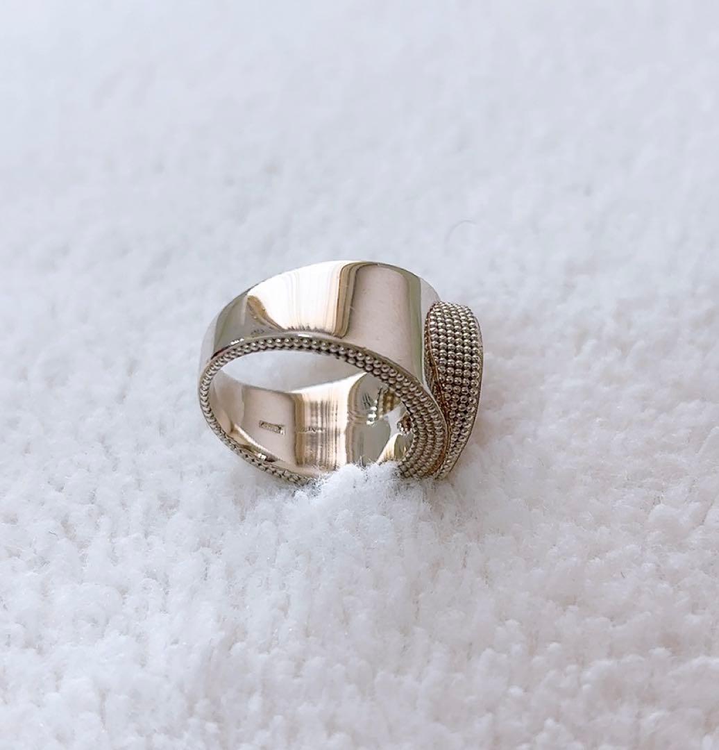 GUCCI インターロッキング　シルバー　リング