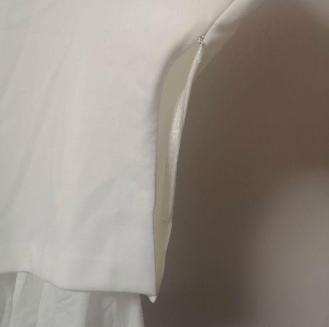 ★1/7までお正月価格！★ENFOLD レイヤードプルオーバー　オフホワイト