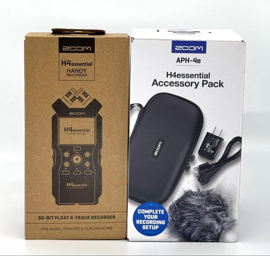 未使用品　ZOOM H4essential レコーダーとアクセサリーパック