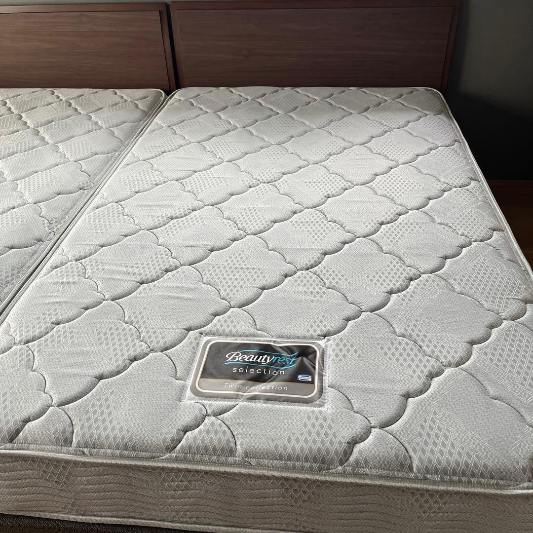 シモンズ　Beautyrest Twin collection セミダブルベッド