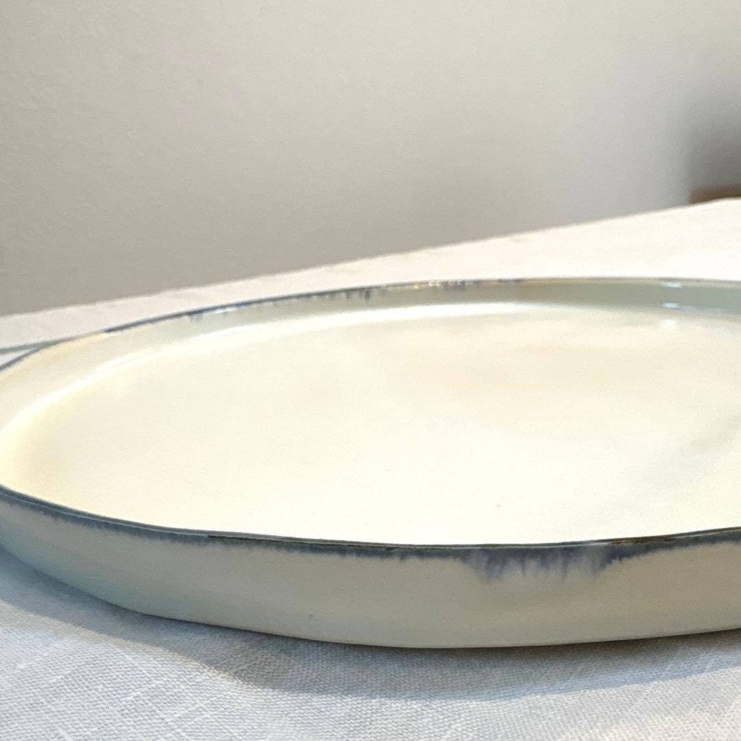 中里花子_ 大皿 プレート 未使用　Φ29cm× h2cm