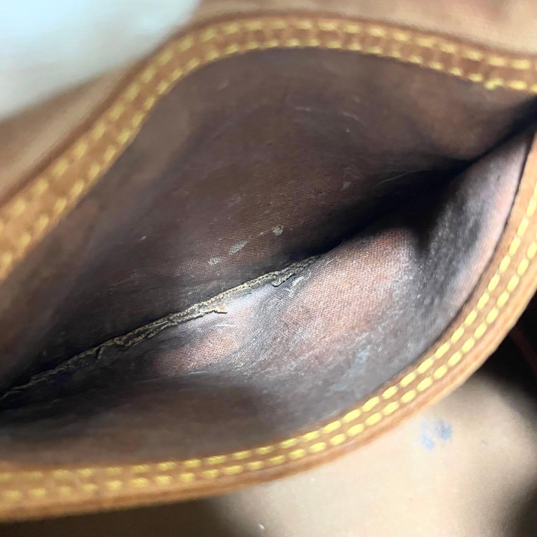 ルイヴィトン　ボストンバッグ　スピーディ35 モノグラム　ブラウン　ヌメ革　廃盤