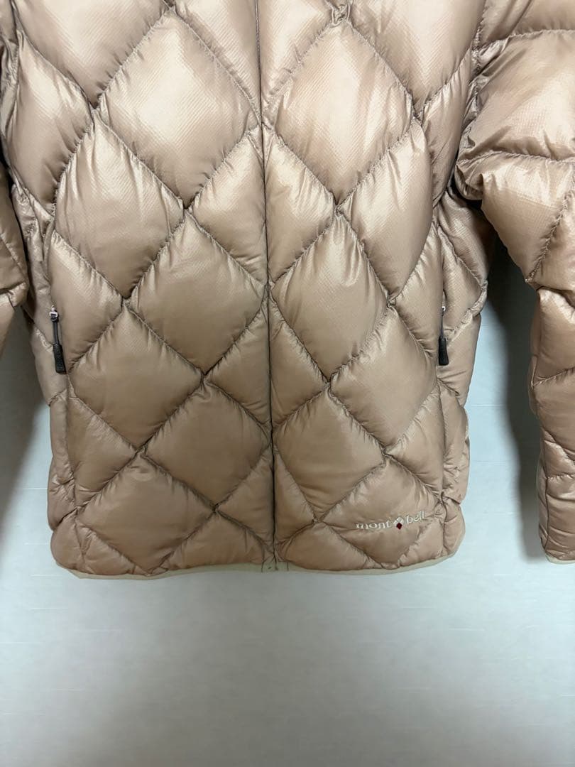 mont-bell ライトアルパインダウンジャケット レディース L ベージュ