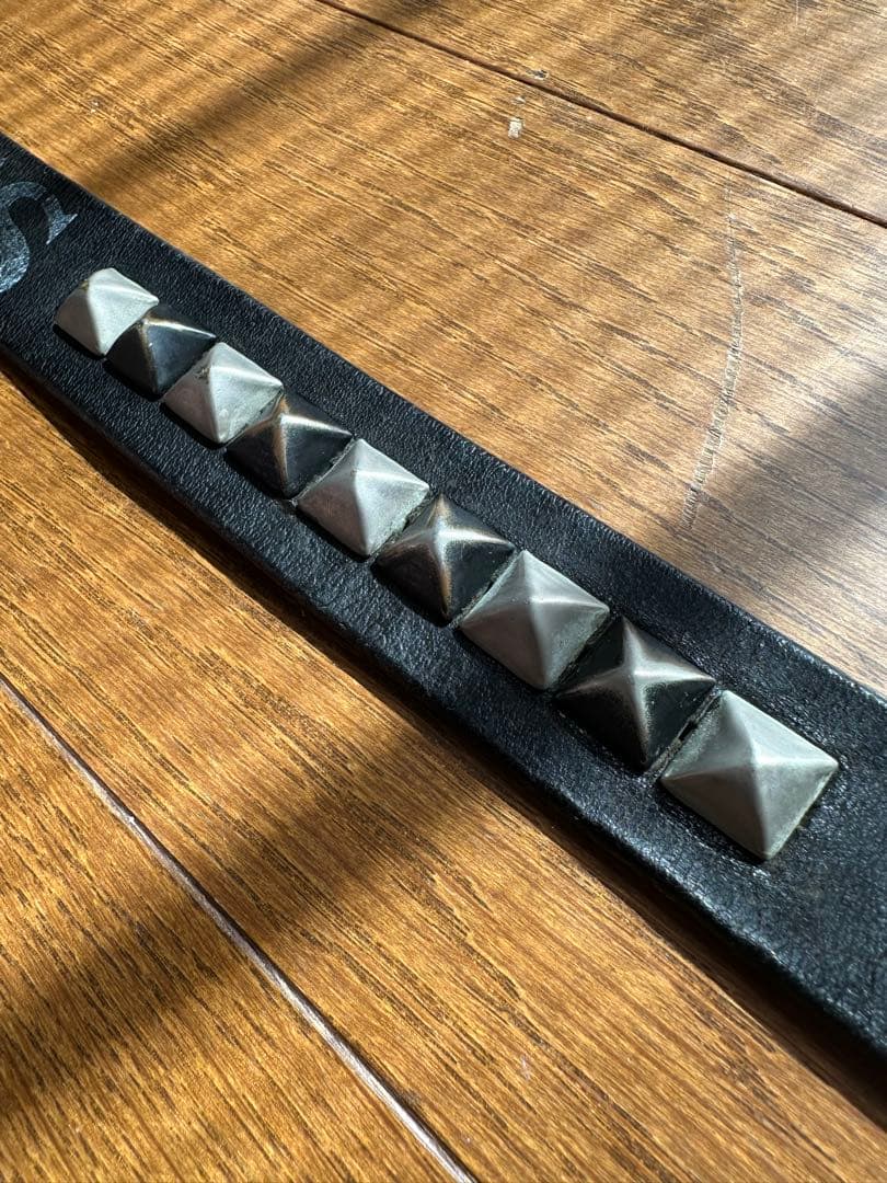 NUMBER (N)INE レザーベルト ピラミッドスタッズ W82-102cm