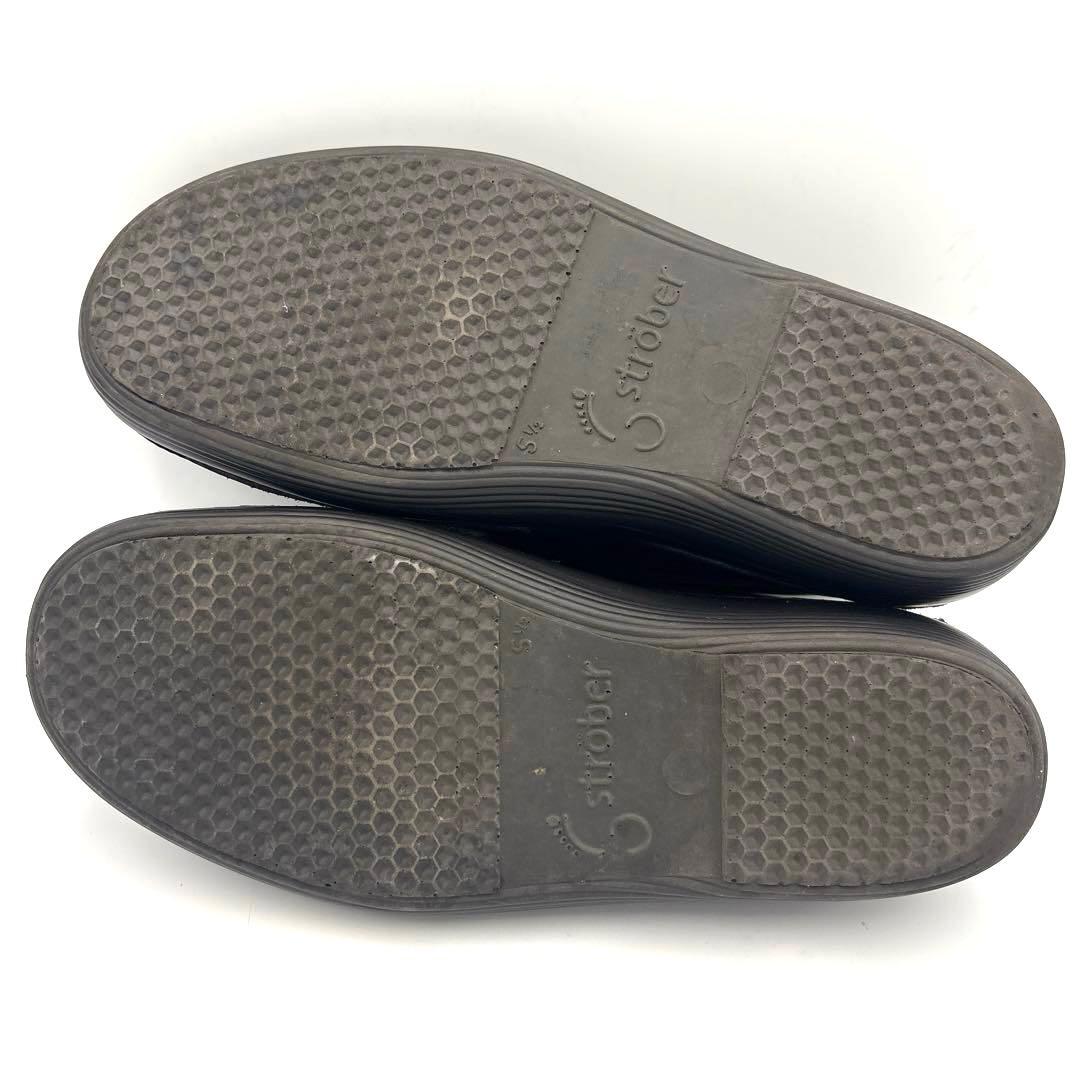 ストロバー strober メリージェーン コンフォートシューズ【24.5】黒