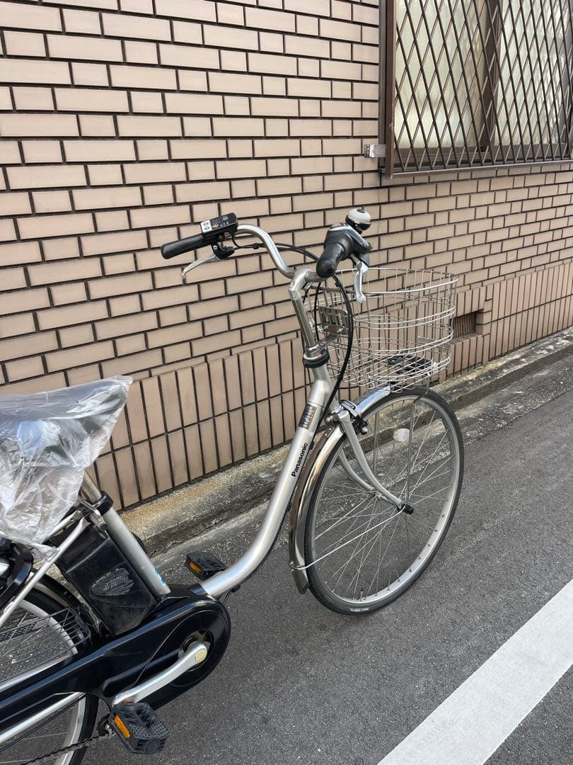 Panasonic 電動アシスト自転車 シルバー