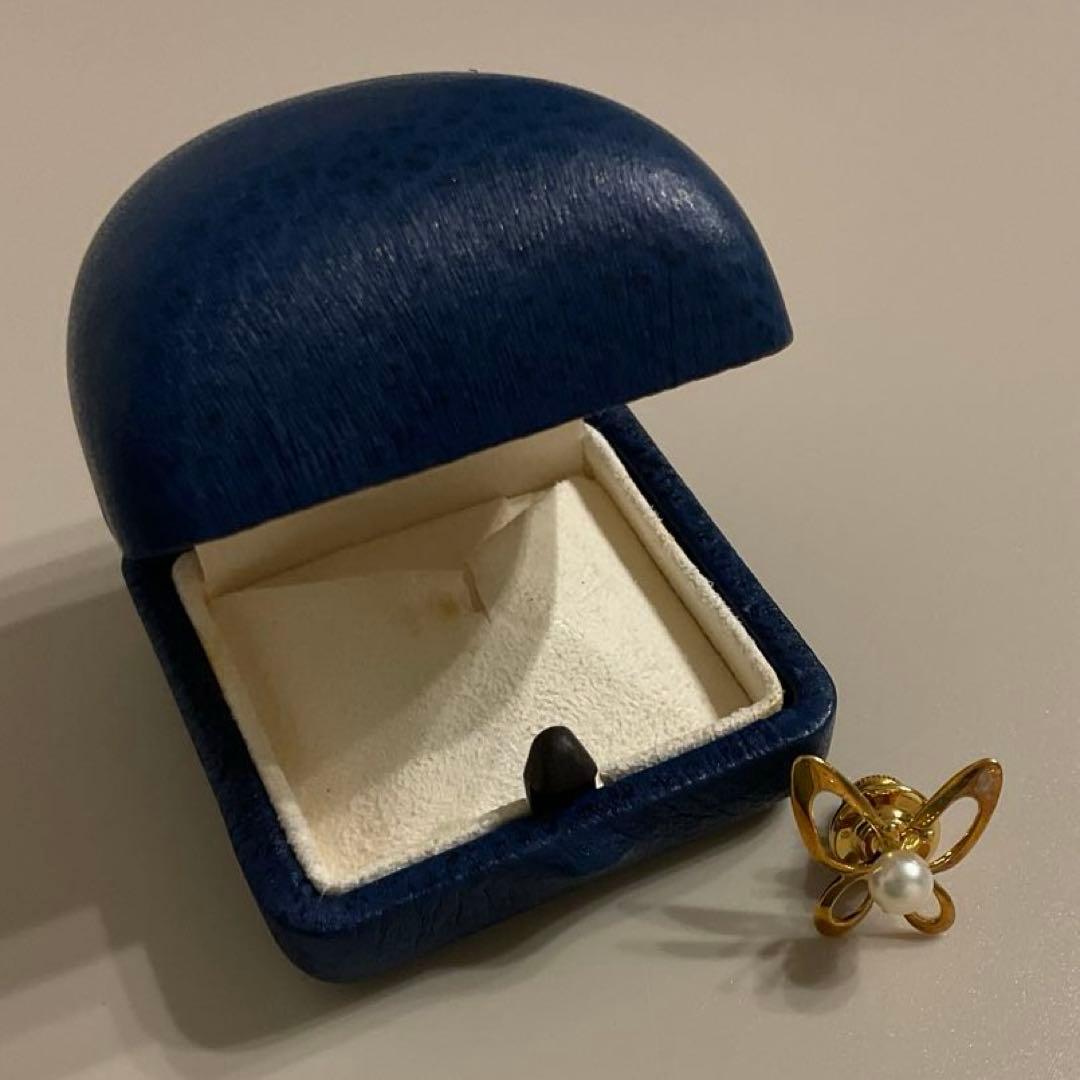 MIKIMOTO　ミキモト　ブローチ　蝶