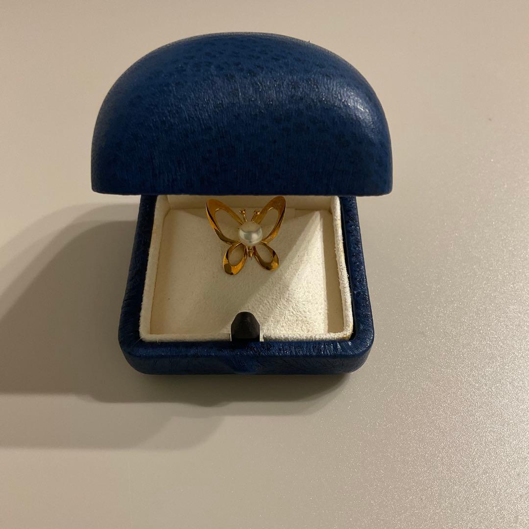 MIKIMOTO　ミキモト　ブローチ　蝶