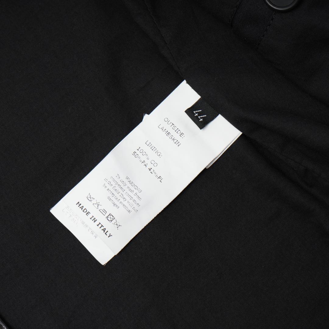 EMMETI エンメティCLINT 44 シングルライダースBLACK