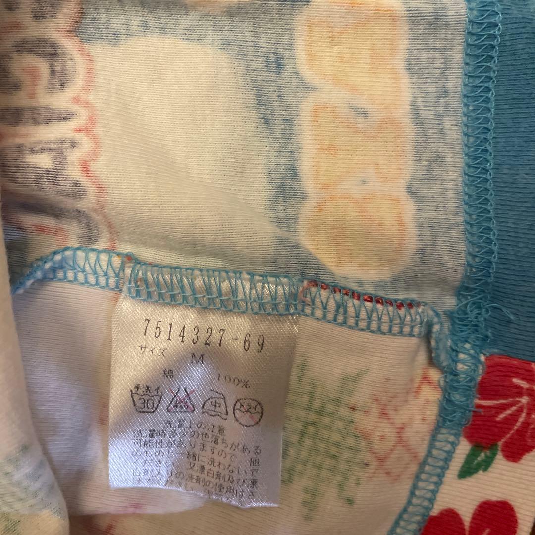 Y2K 当時物レア　ANGELBLUE ハワイ パイン総柄 Tシャツ M