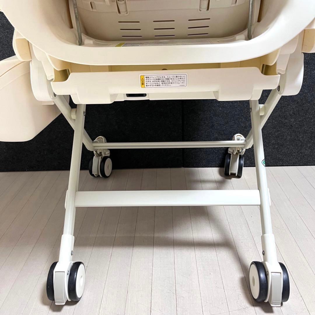 コンビ　ネムリラ　オートスウィング　エッグショック　ハイローチェア　ブラウン