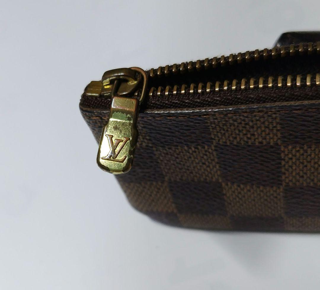 LOUIS VUITTON ルイヴィトン　ダミエ　ケース　カラビナ付き