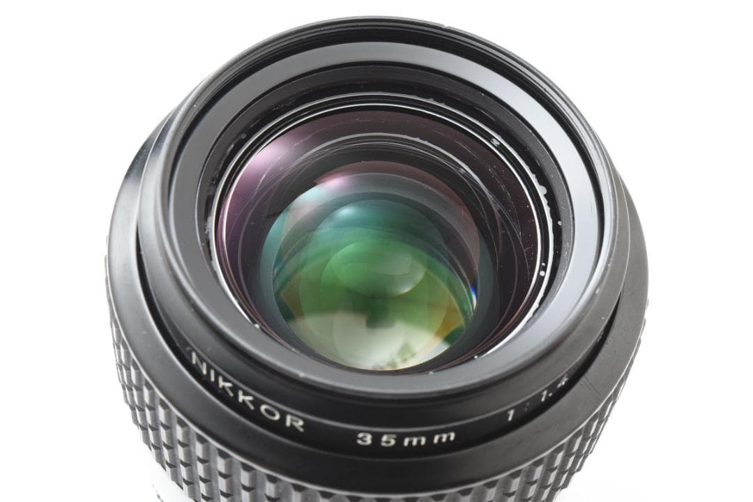 美品　ニコン AI-S NIKKOR 35mm f1.4 MF レンズ　A351