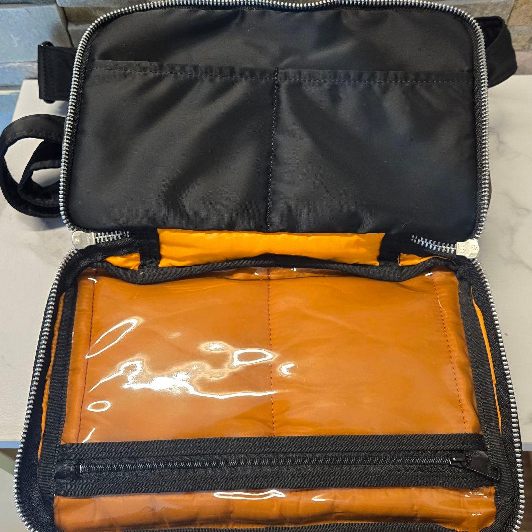 未使用　美品　PORTER　TANKER　タンカー ショルダーバッグ　2層　黒