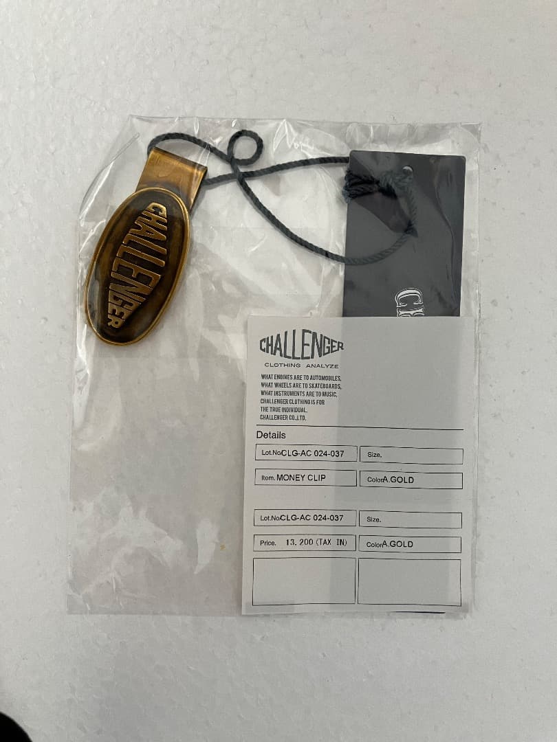 【ベル】CHALLENGER MONEY CLIP GOLD