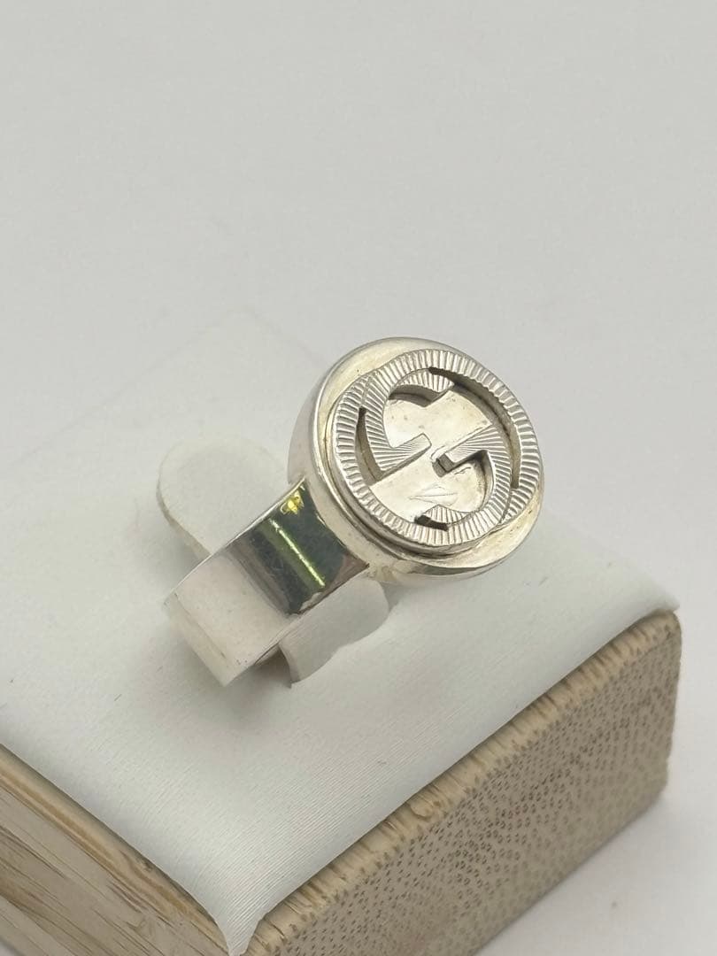 GUCCI インターロッキング リング・指輪 シルバー 18号