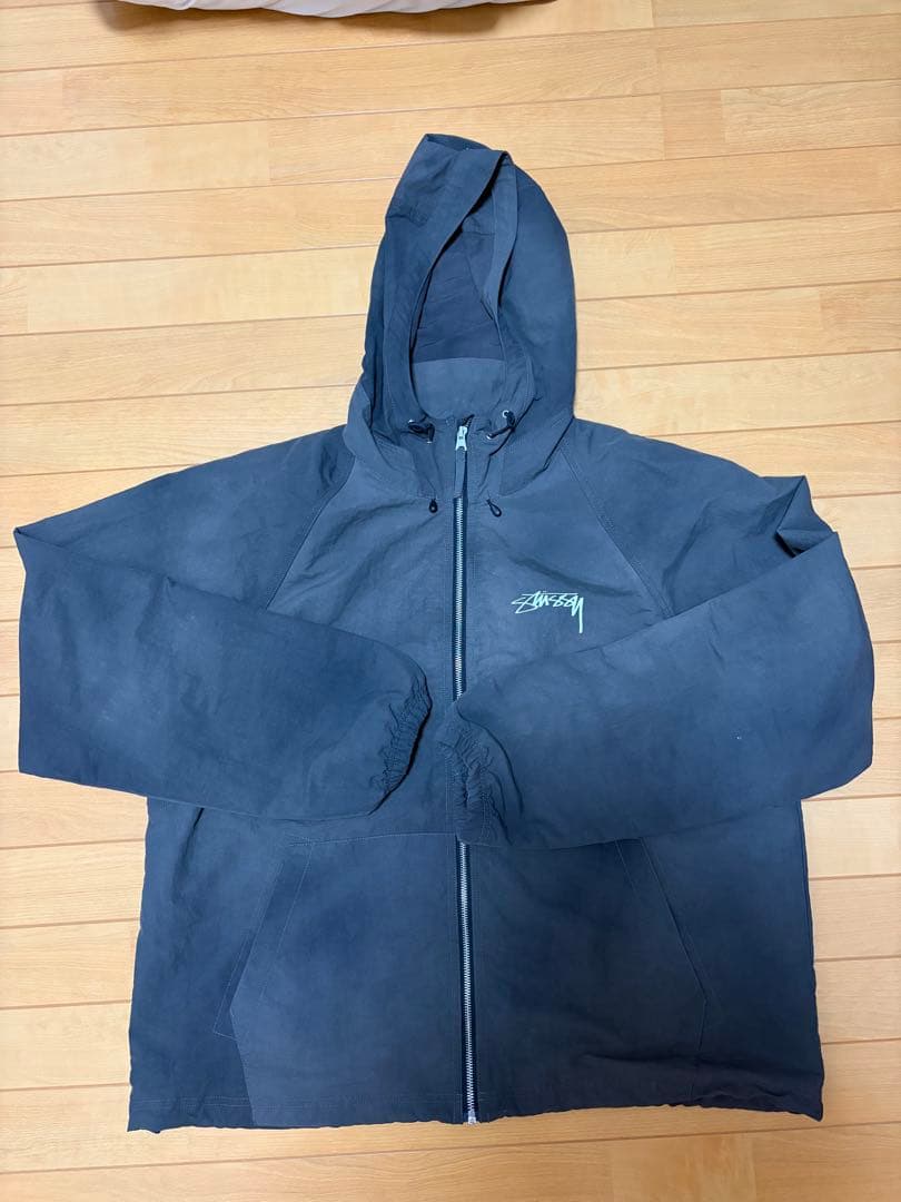 ステューシー シェル ジャケット ブラック Lサイズ