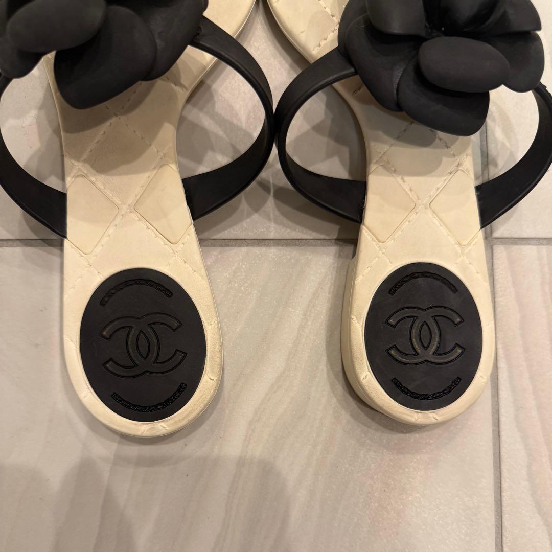 CHANEL カメリア サンダル