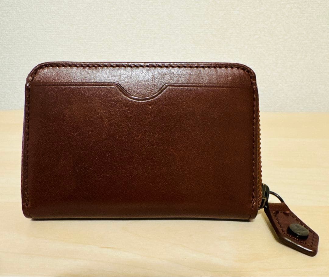 新品☆ヴィヴィアンウエストウッド☆キーリング付き ラウンドファスナー小銭入れ☆茶