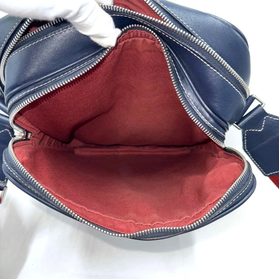 ✨美品✨BALLY バリー ショルダー トートバッグ ネイビー 近代モデル